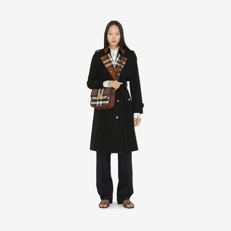 Check and Leather Medium Elizabeth Bag 2