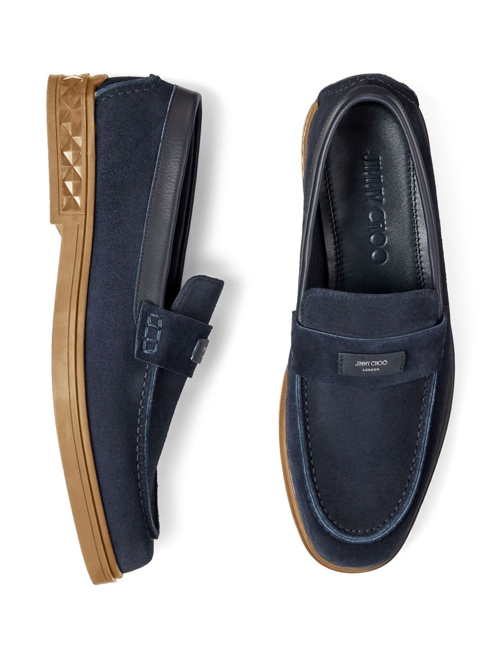 Josh Driver suede penny loafers - 3