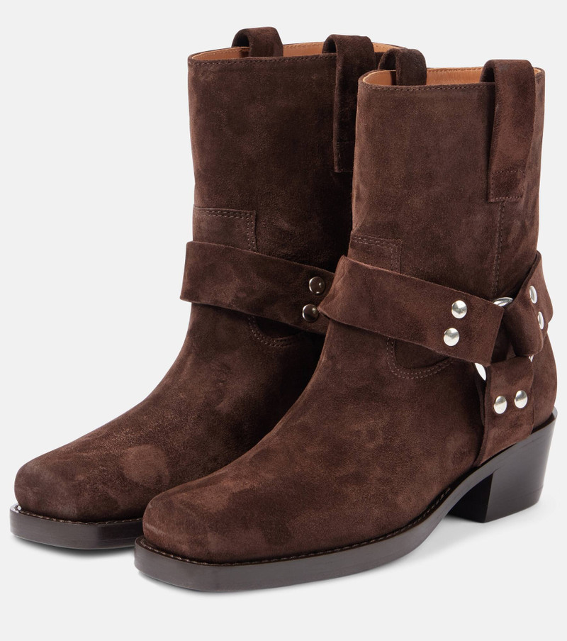 Roxy 45 suede biker boots 5