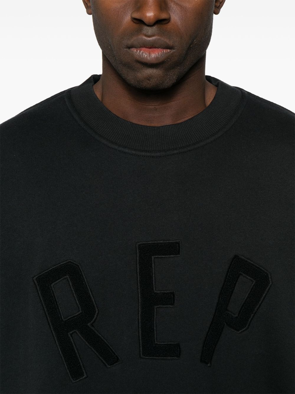 logo-appliqué sweatshirt - 5