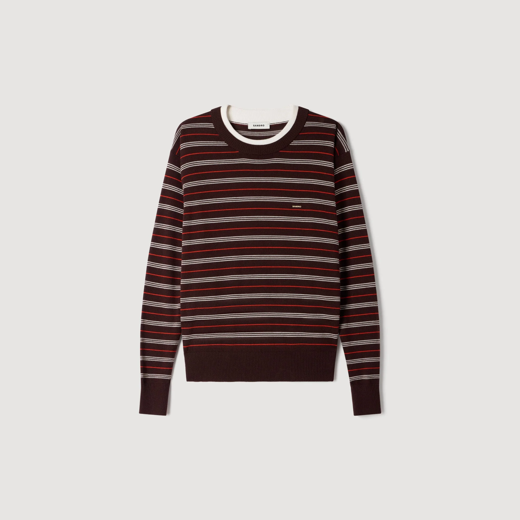 STRIPED WOOL JUMPER - 1