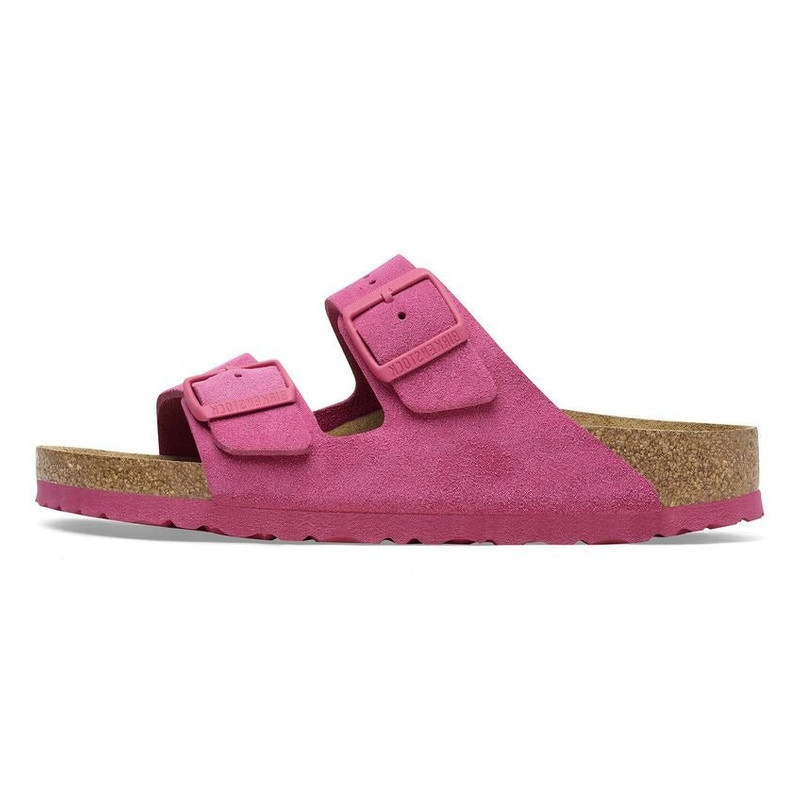 (WMNS) Birkenstock Arizona Suede Leather Sandals 'Fuchsia Tulip' 1027124 - 1
