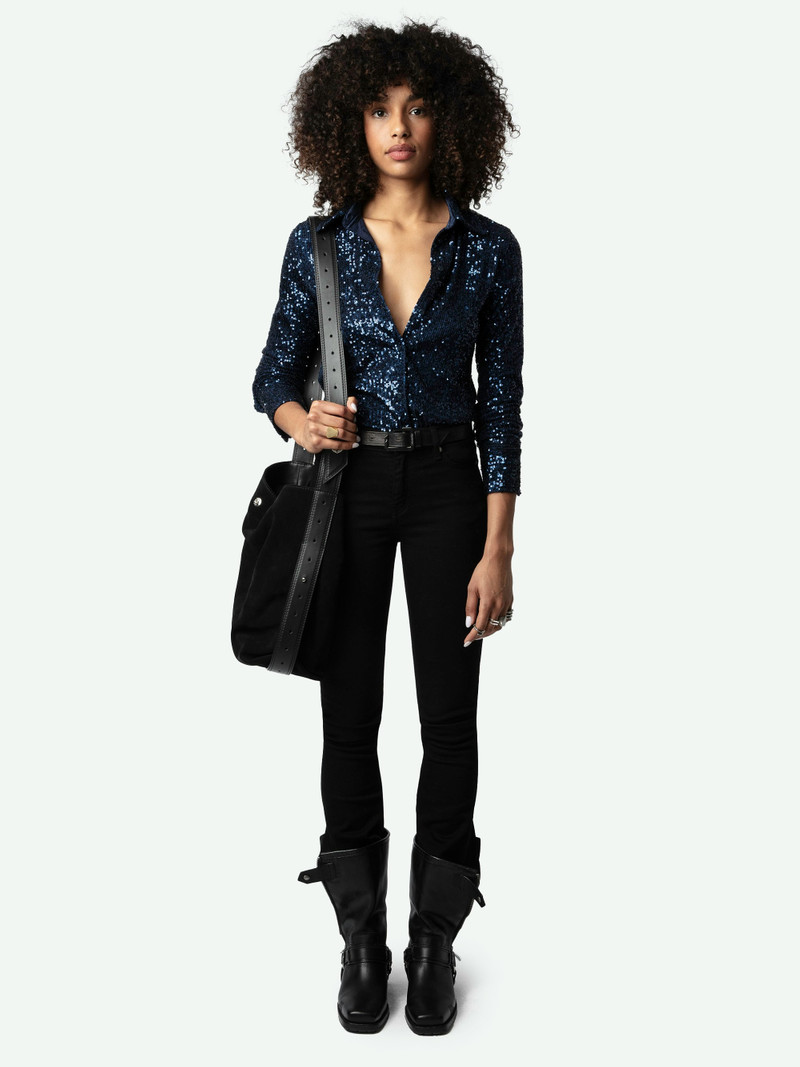 Zadig & Voltaire Tawny Sequin Shirt outlook