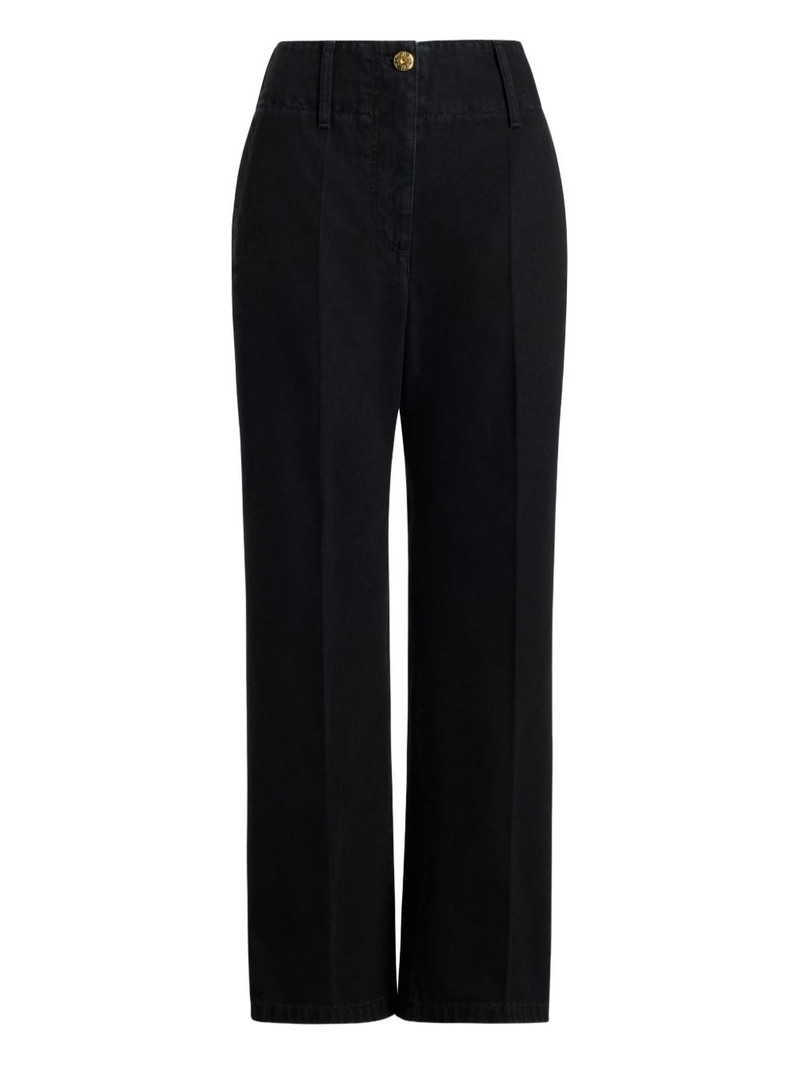 wide waistband denim jeans 1