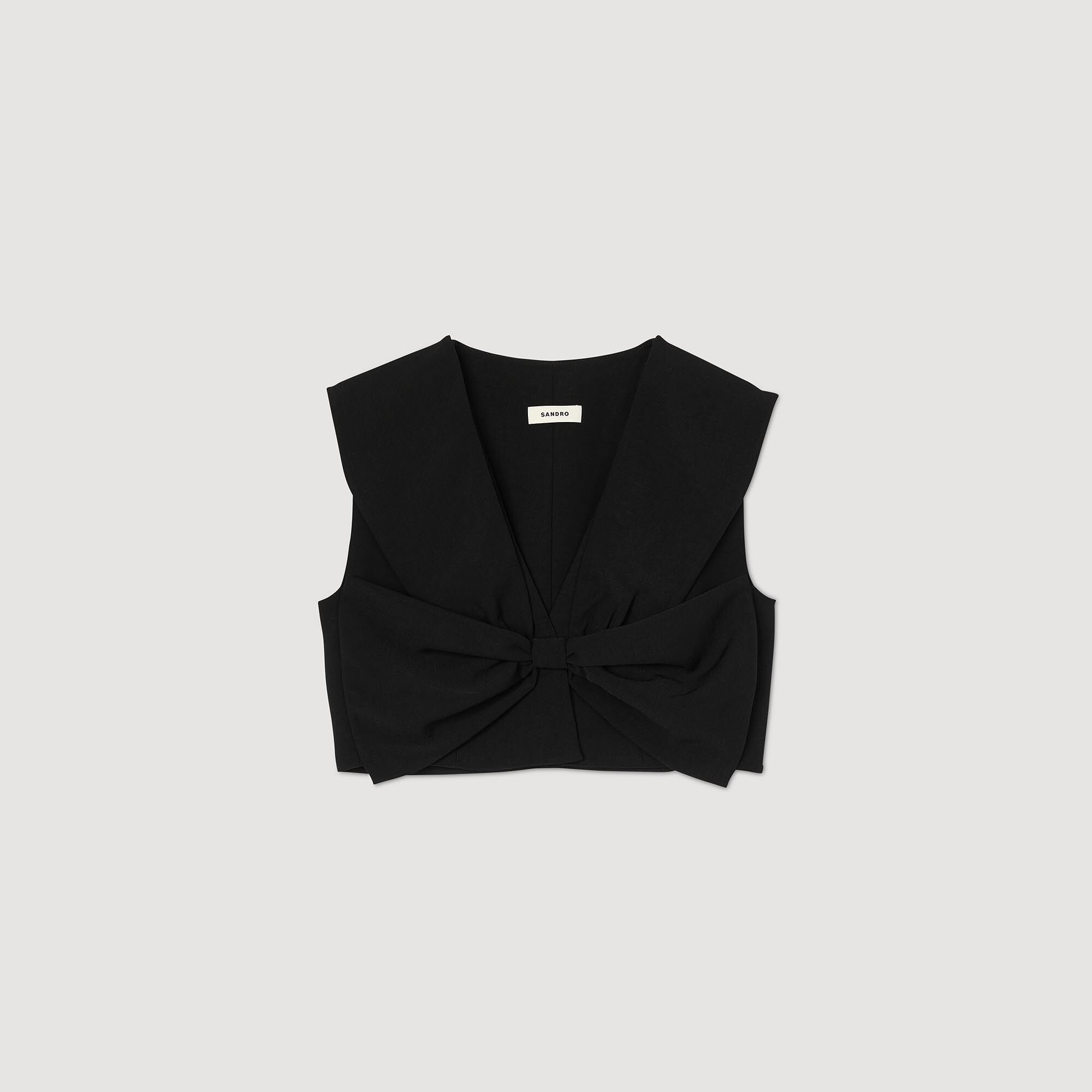 SATIN-EFFECT CROP TOP - 6