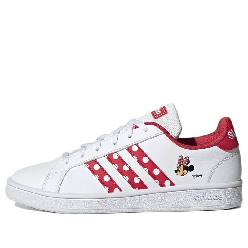(WMNS) adidas Neo Grand Court 'White Red' GZ4646 - 1