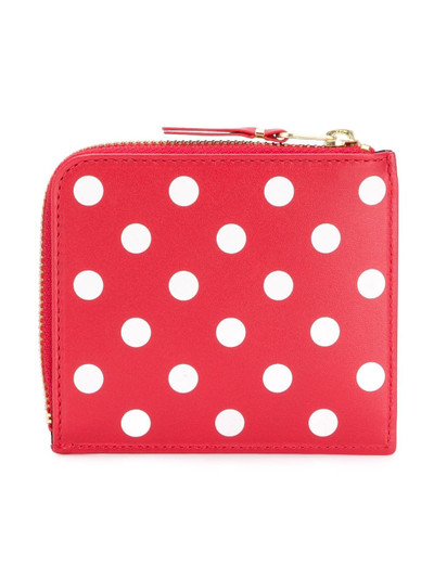 Comme Des Garçons dots printed wallet outlook