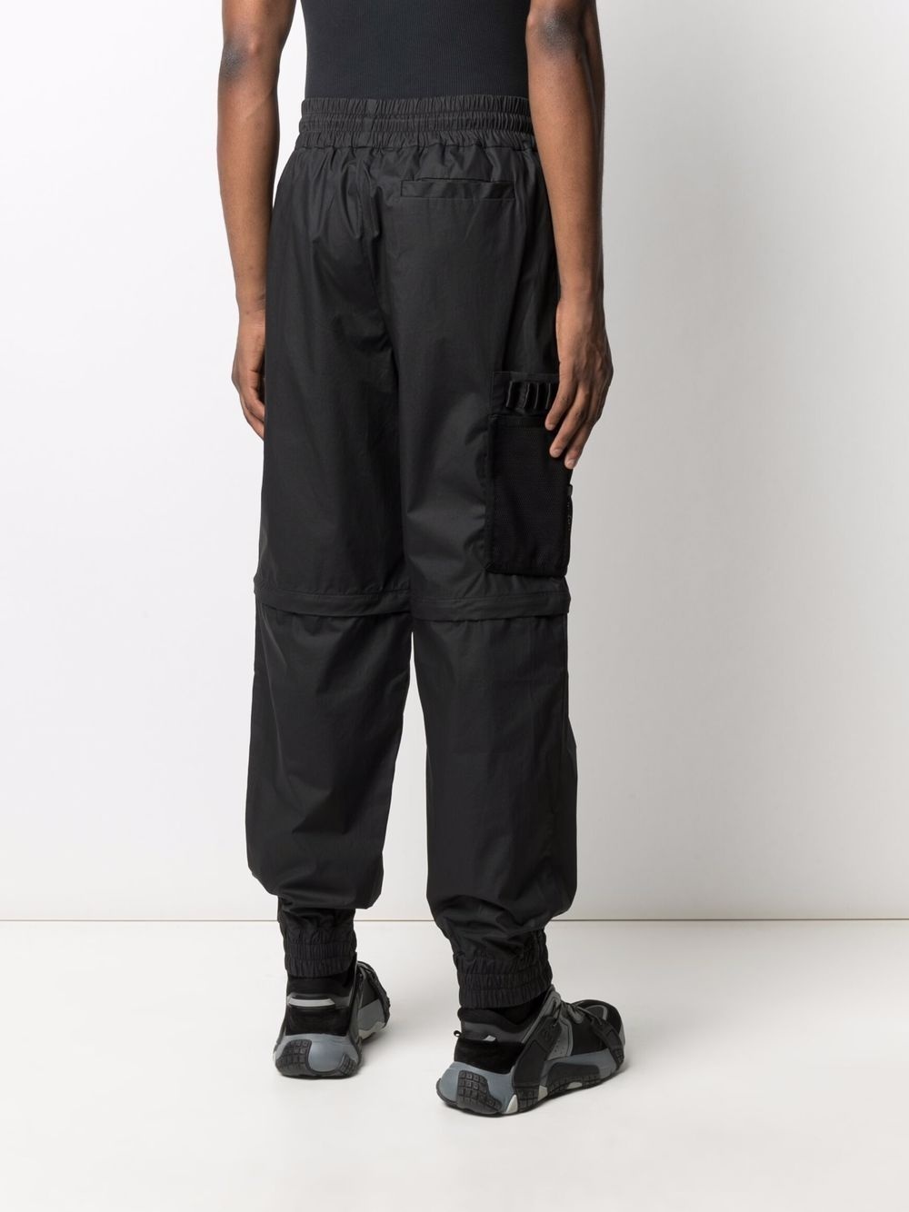 convertible zipped cargo trousers - 4