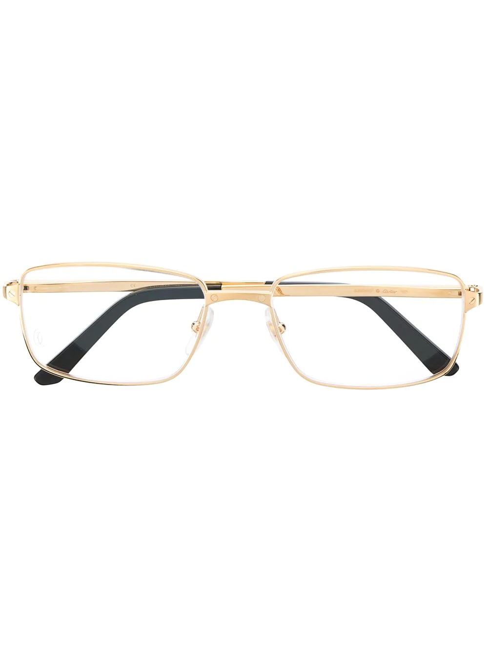 rectangular frame glasses - 1