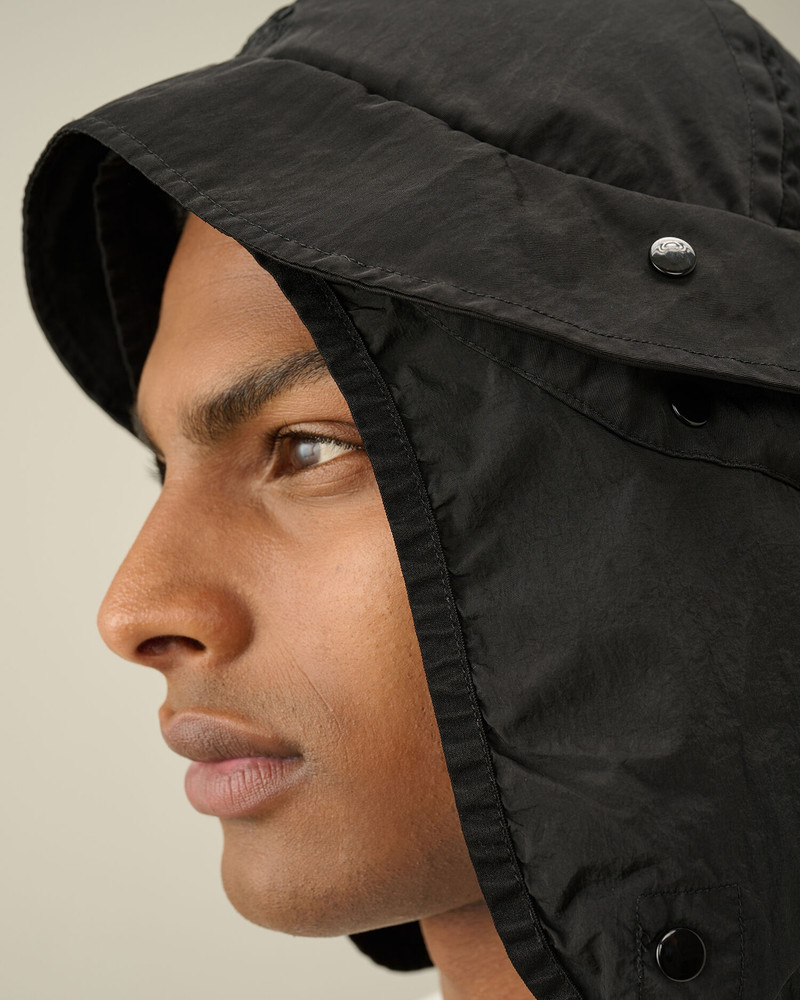 Nylon B Neck Flap Bucket Hat 4