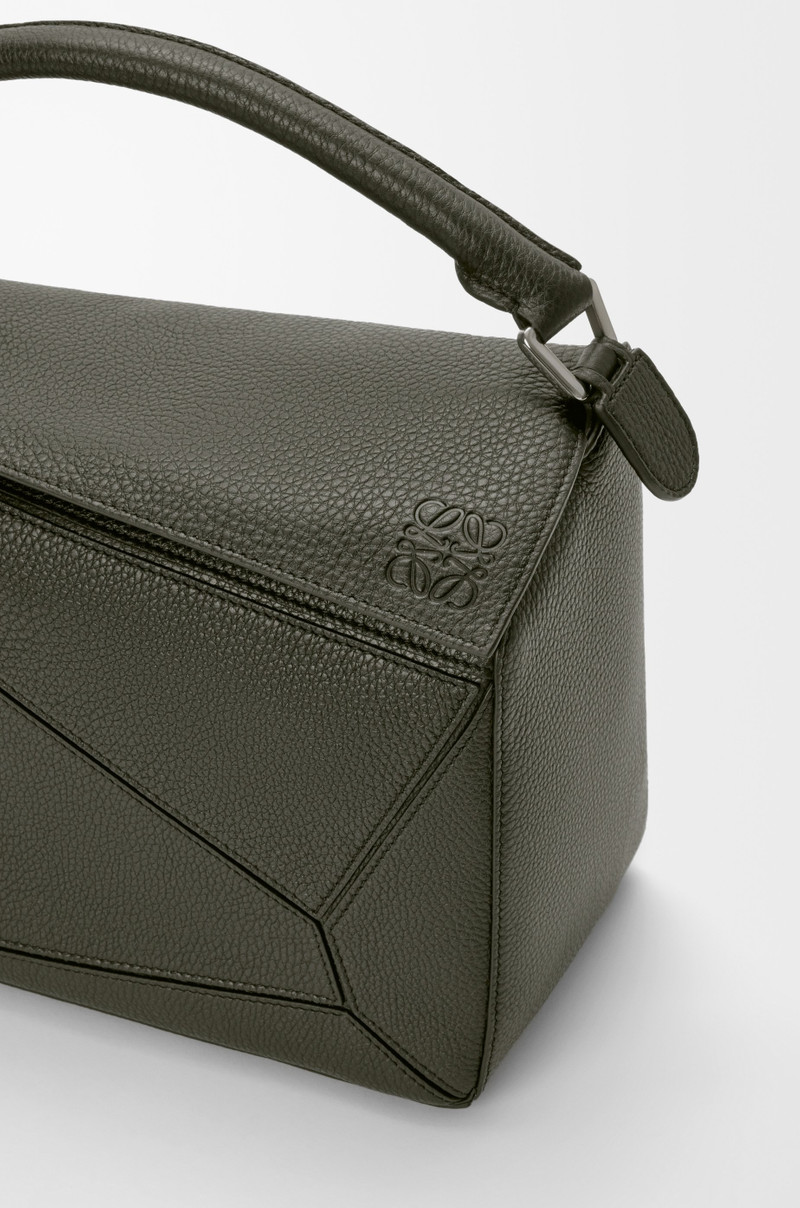 Large Puzzle bag in supple grained calfskin 10