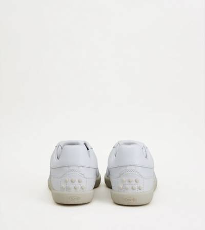 Tod's TOD'S TABS SNEAKERS IN LEATHER - WHITE outlook