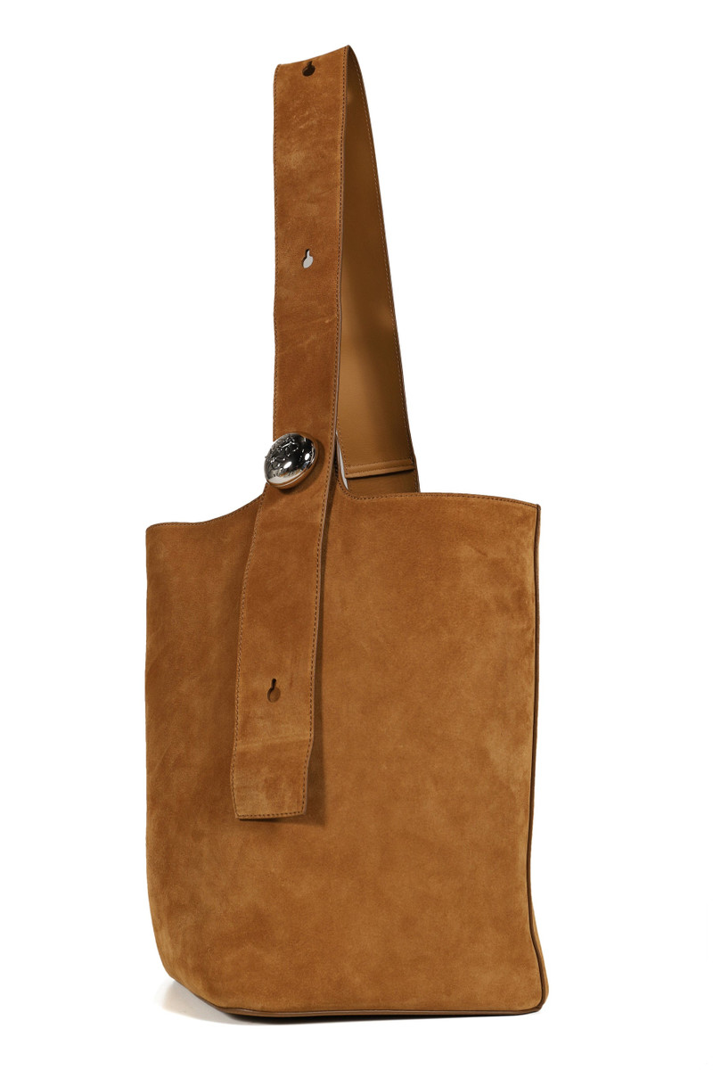 Loewe PEBBLE BUCKET LARGE / TOBACCO outlook