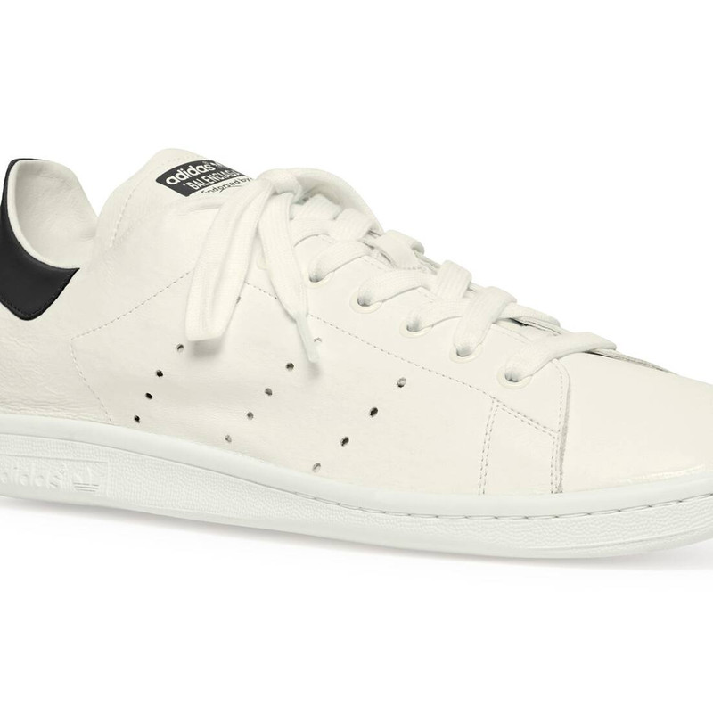 BALENCIAGA Men's Balenciaga / Adidas Stan Smith Sneaker in Off White outlook