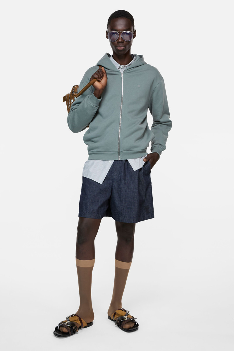 Acne Studios Casual denim shorts - Mid blue outlook