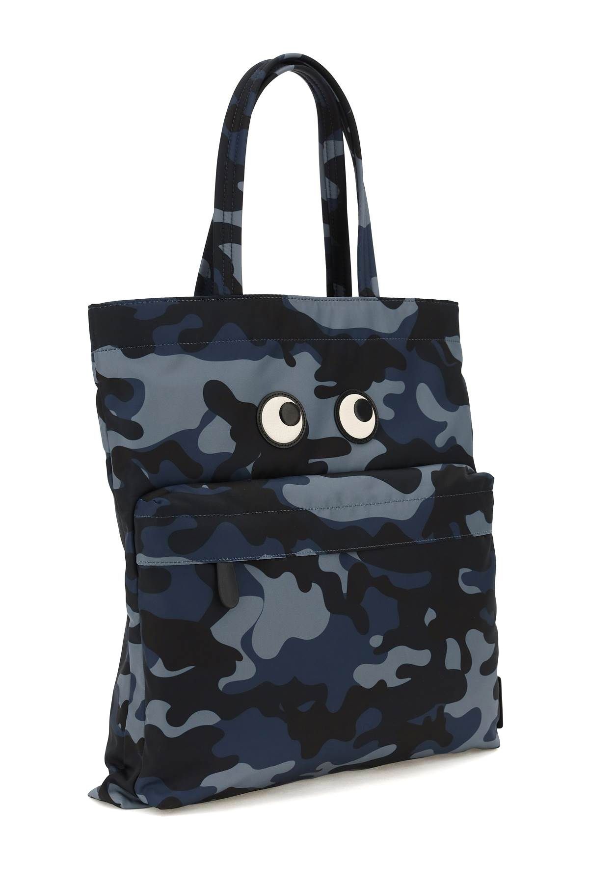 CAMOUFLAGE RECYCLED NYLON TOTE BAG EYES - 3