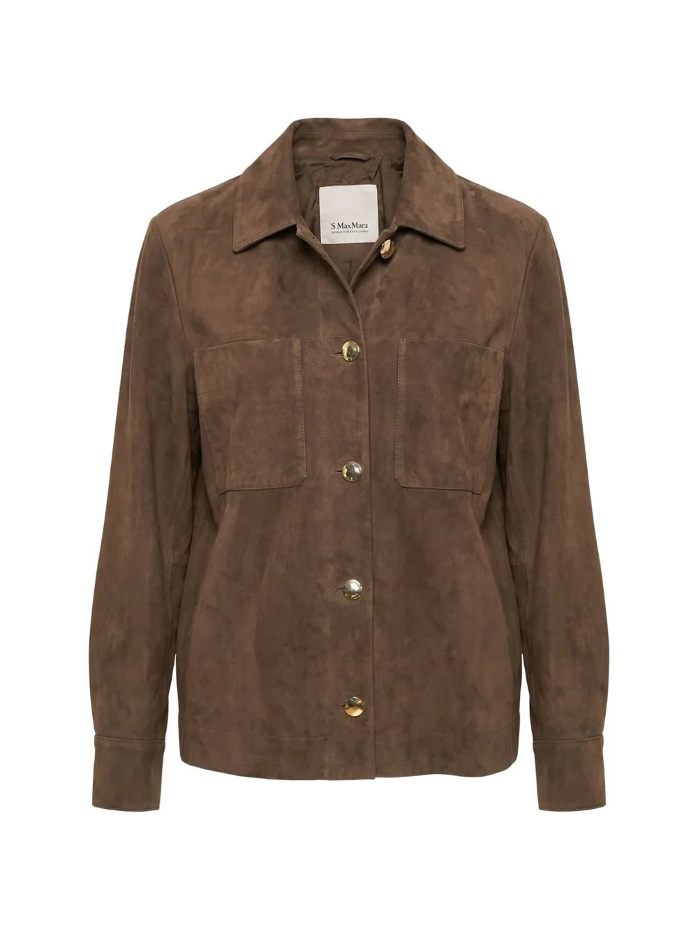 suede patch-pocket jacket - 1