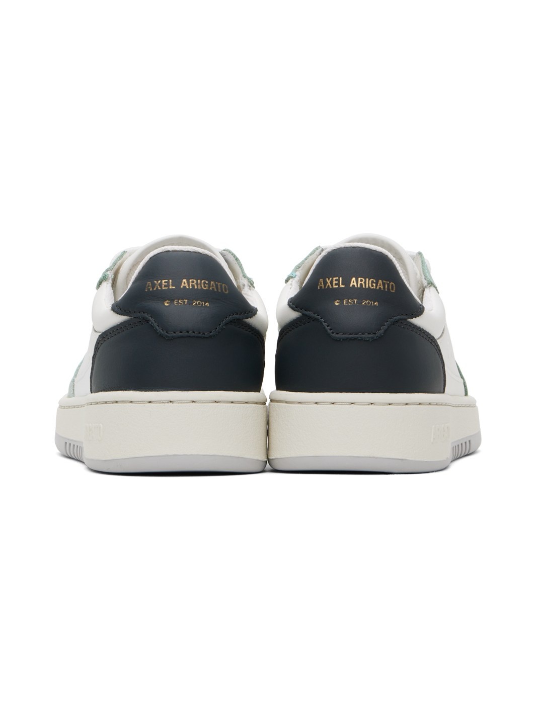 Off-White & Green Dice Lo Sneakers - 2