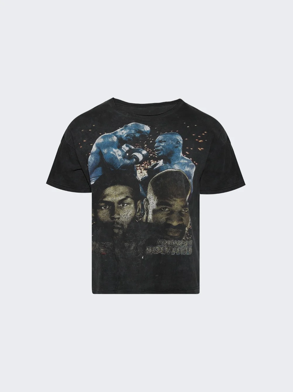 Mike Tyson/ Evander Holyfeild Tee Black - 1