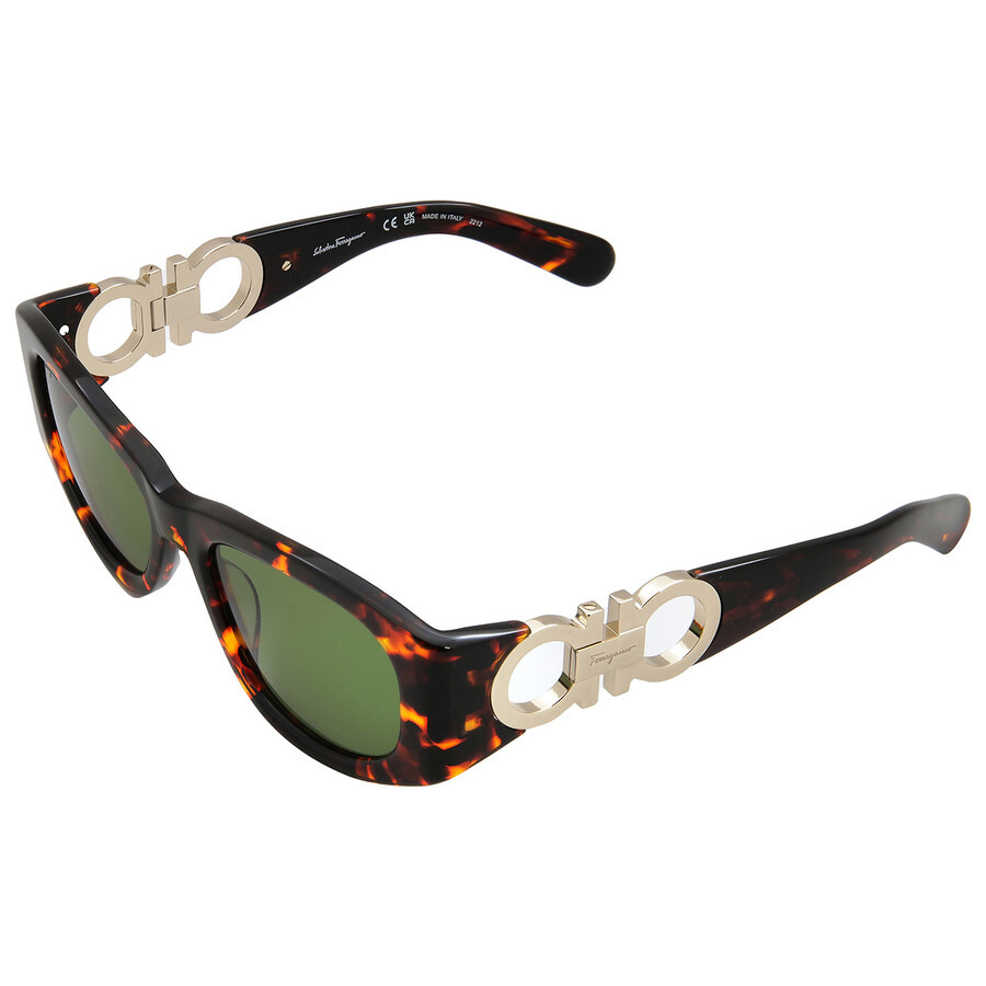 Salvatore Ferragamo Green Navigator Ladies Sunglasses SF1082S 219 53 - 5