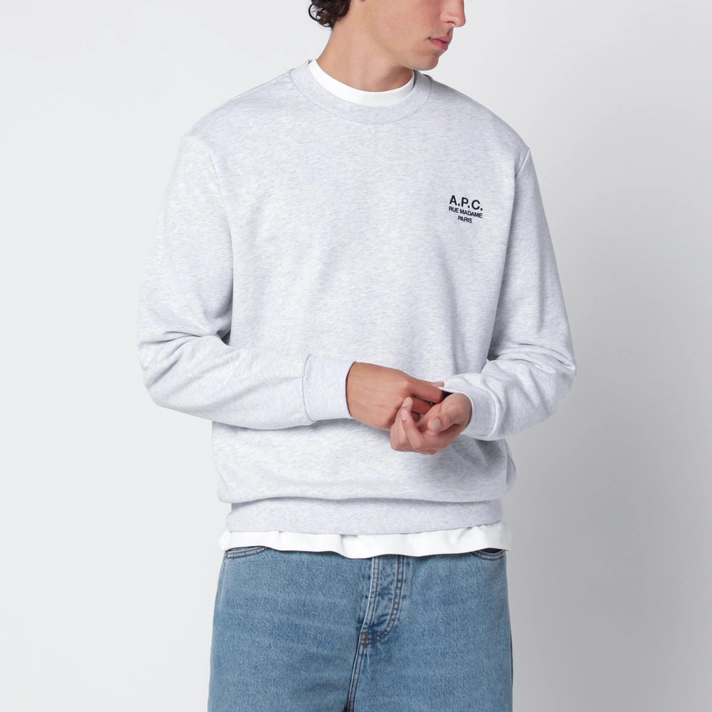 Rue Madame sweatshirt in grey cotton - 1