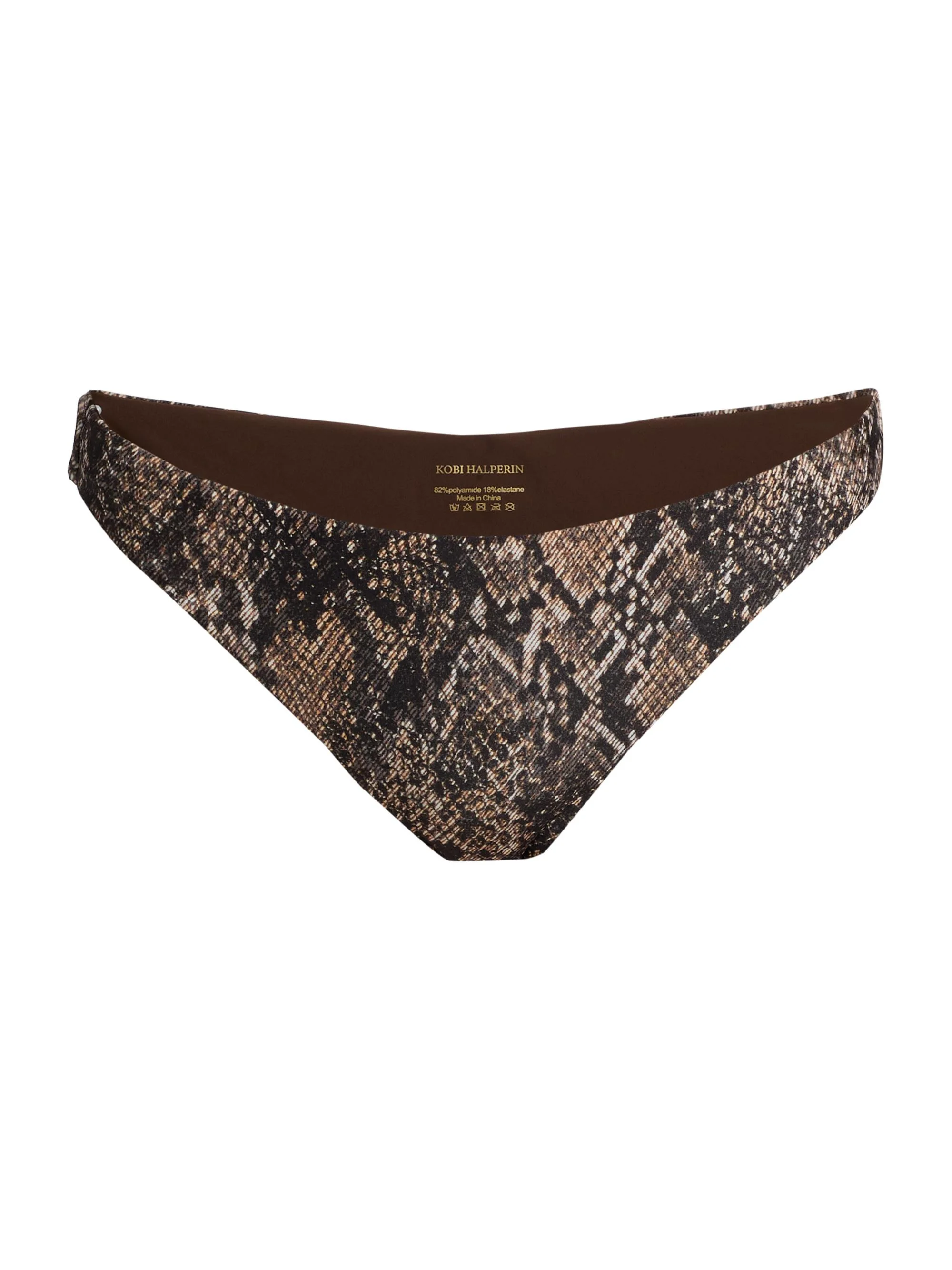 Women's Hunter Printed Bikini Bottom - Natural Multi - 1