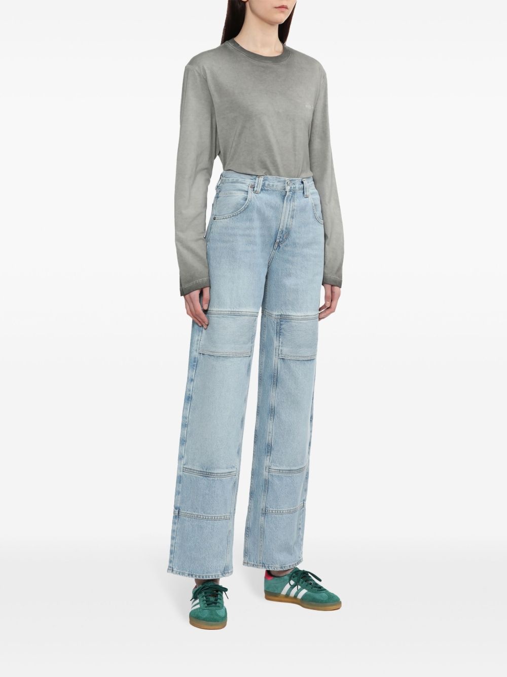 Tanis high-rise wide-leg jeans - 2