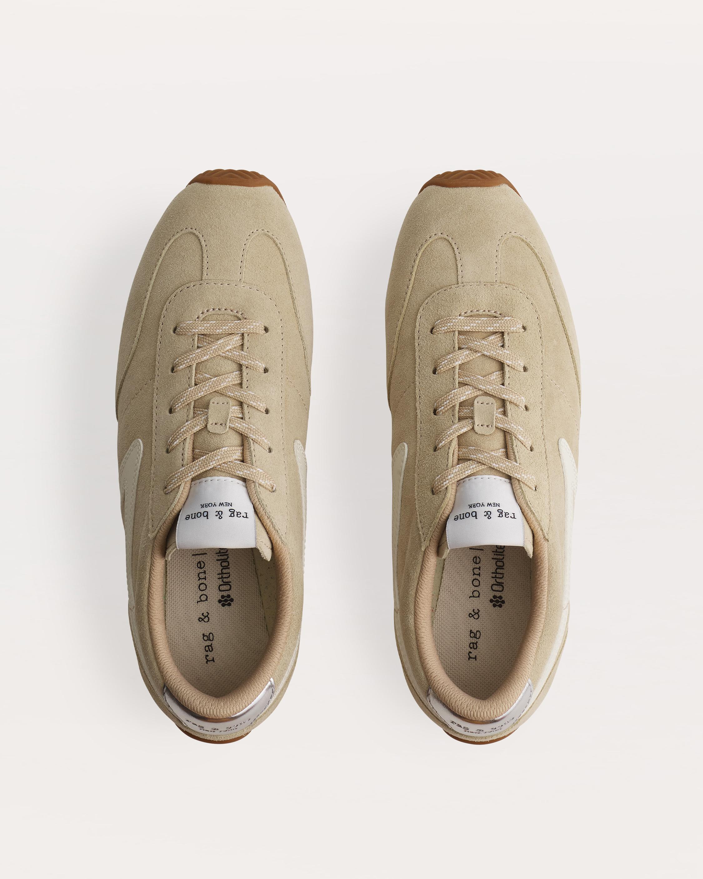 Suede Ultra Slim Retro Runner Sneakers - 4