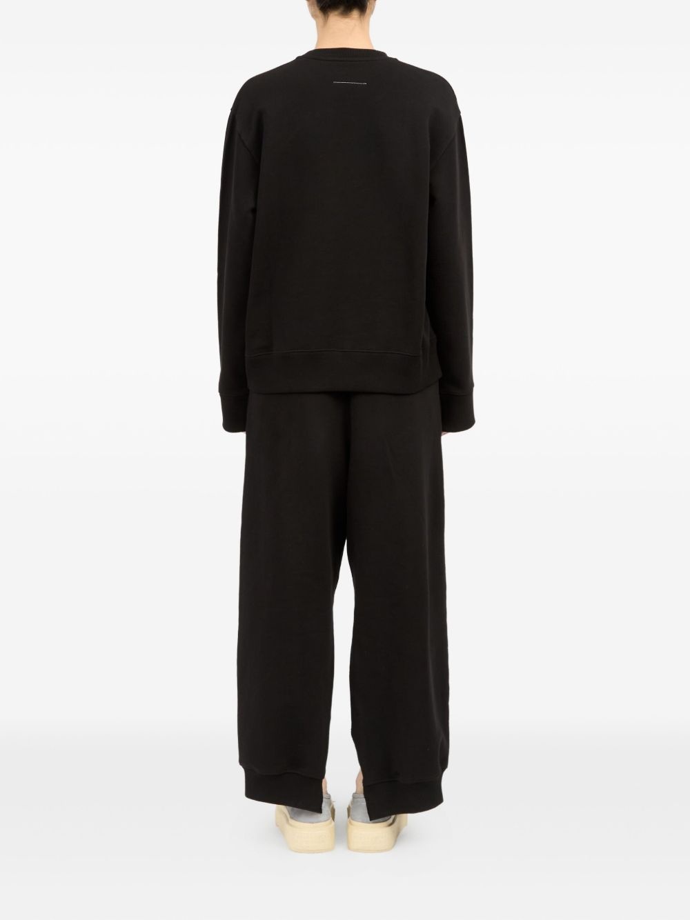 Numbers-appliqué sweatshirt - 4