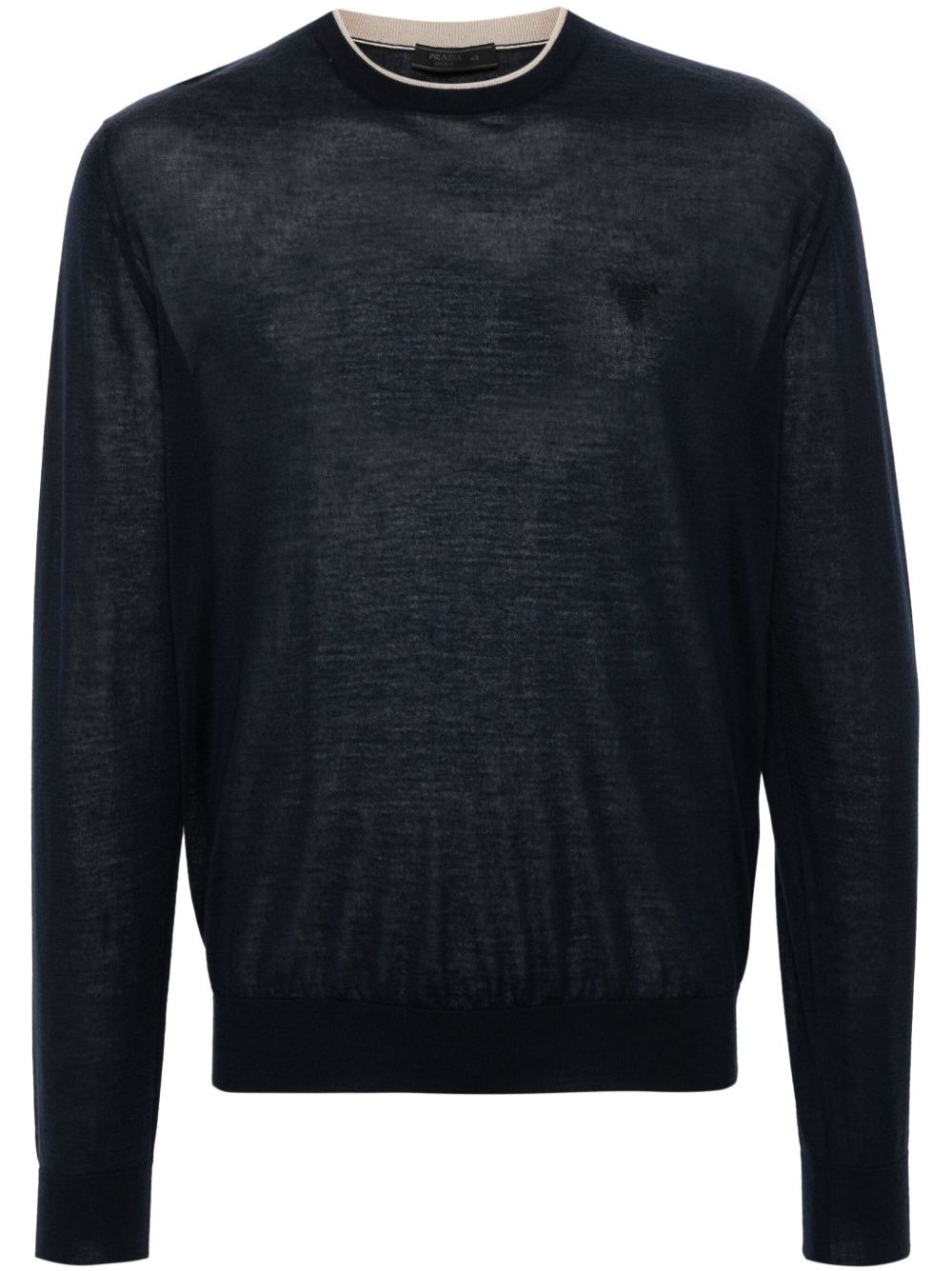 mélange-effect cashmere jumper - 1