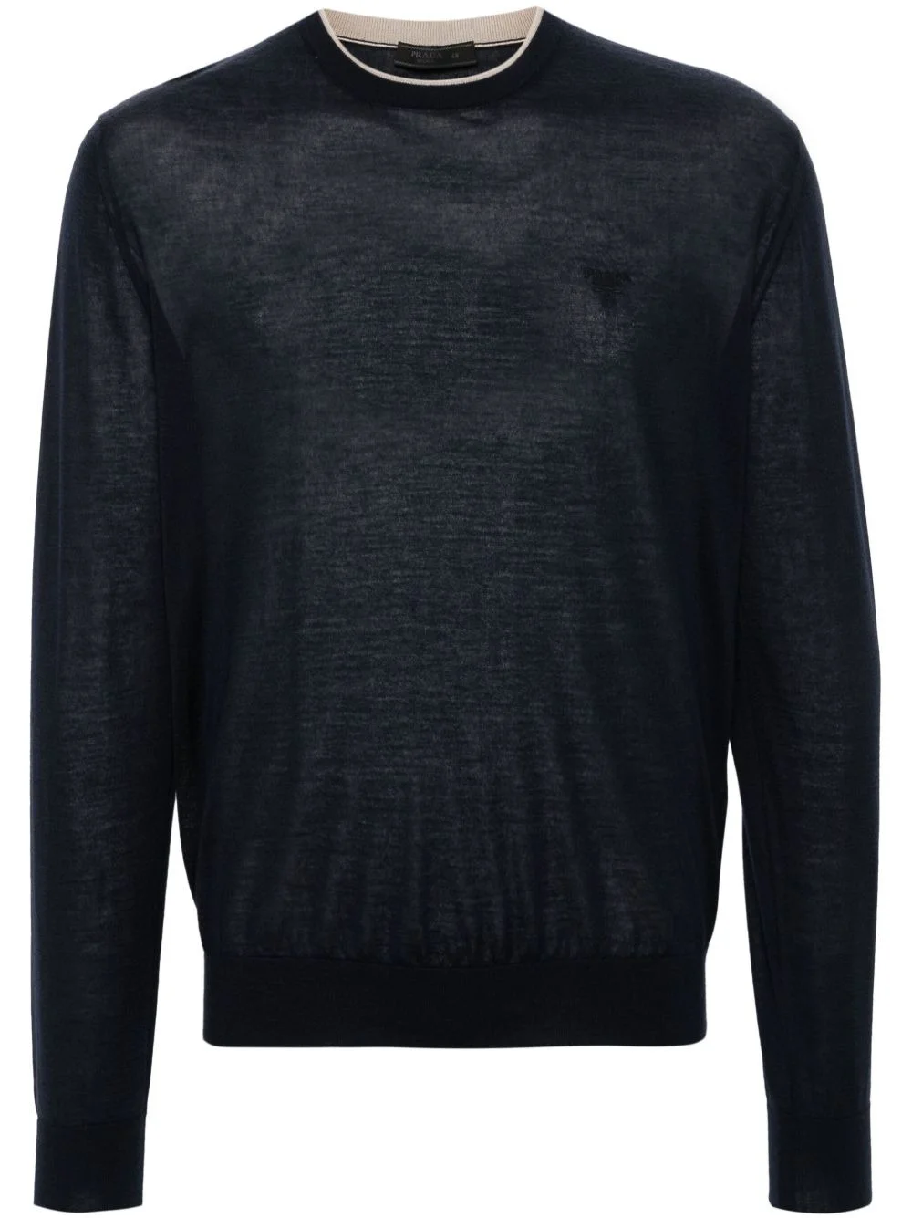 mélange-effect cashmere jumper - 1