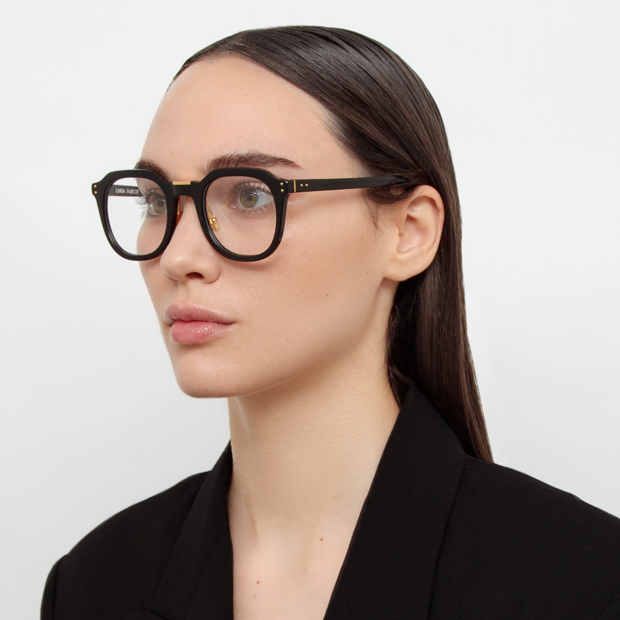 THE FLETCHER | OPTICAL ANGULAR FRAME IN BLACK (C5) - 4