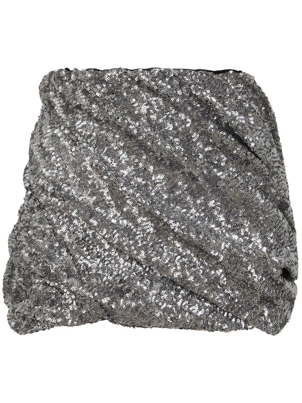 The Attico Women Stretch Machine Sequins Mini Skirt - 5