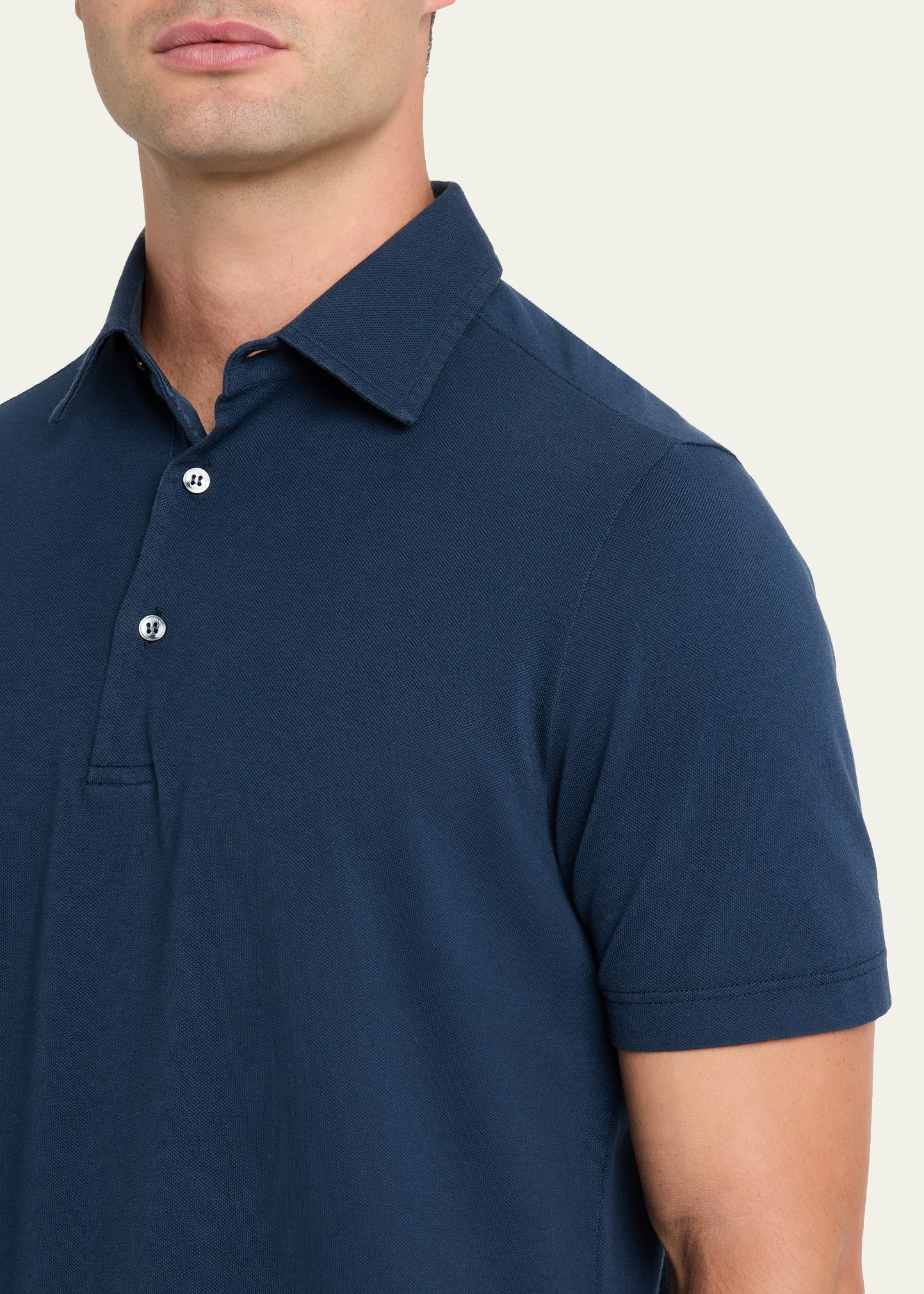 Men's Cotton Pique Polo Shirt - 5
