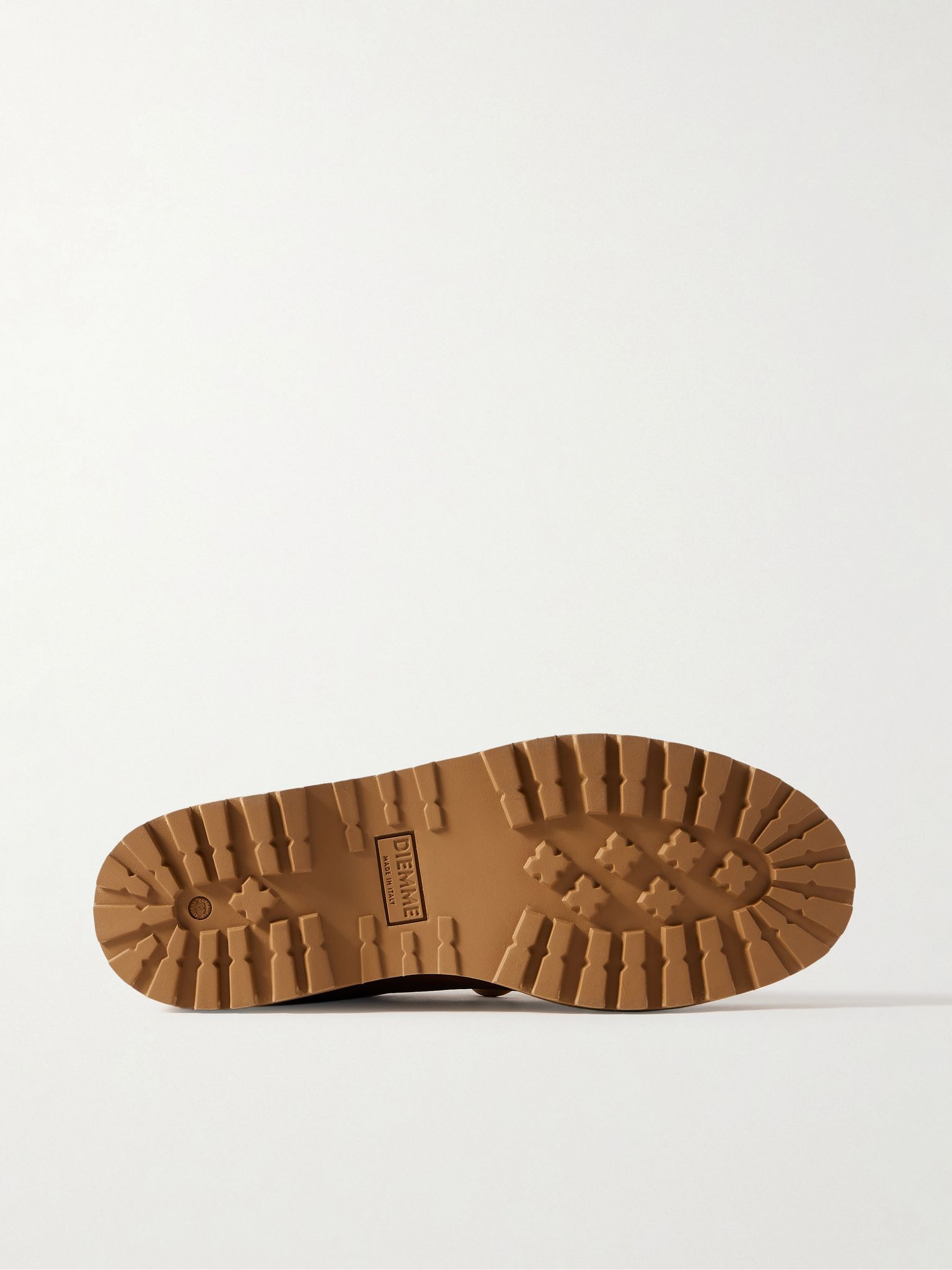 Cornaro Gomma Rubber and Nubuck-Trimmed Full-Grain Leather Sneakers Tan - 3
