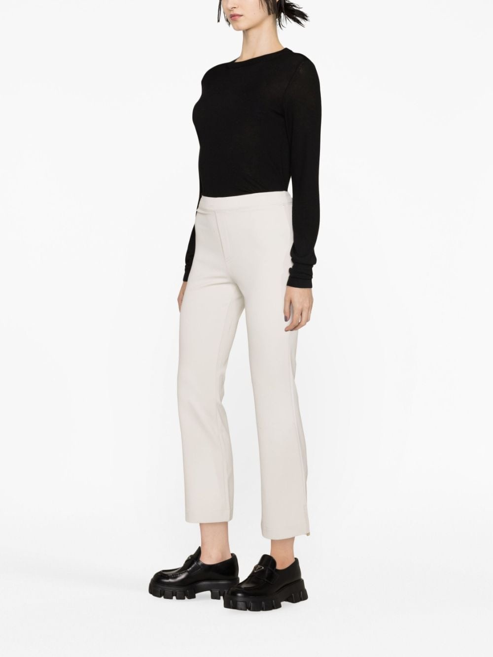 pull-on cropped trousers - 4