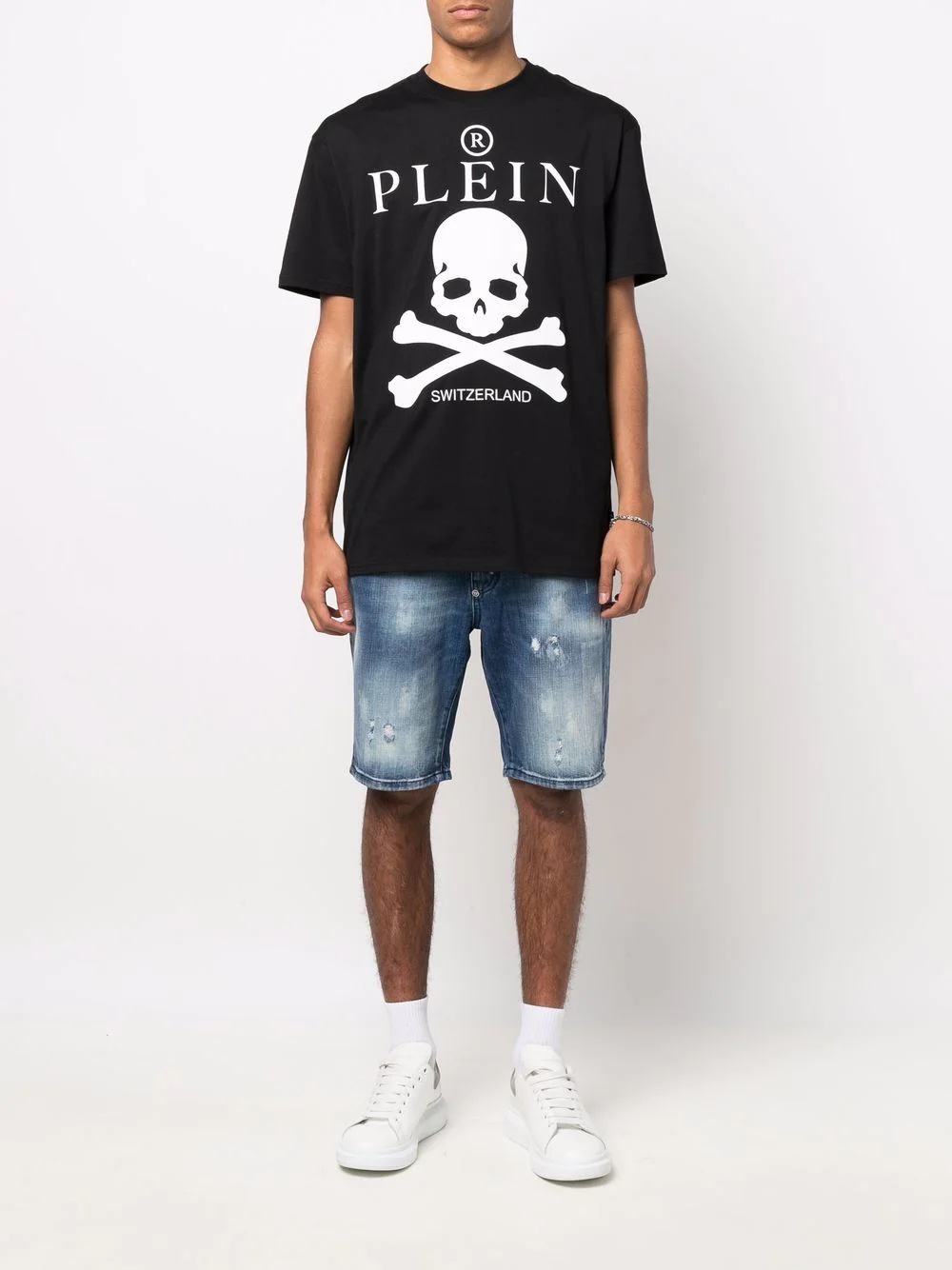 skull-print short-sleeved T-shirt - 2