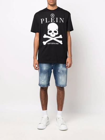 PHILIPP PLEIN skull-print short-sleeved T-shirt outlook