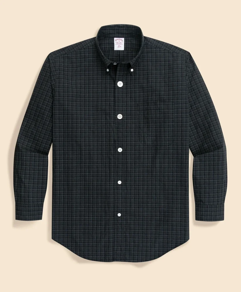 Brooks Brothers x NEEDLES Cotton Poplin Mini Tartan Check Button-Down Shirt - 1