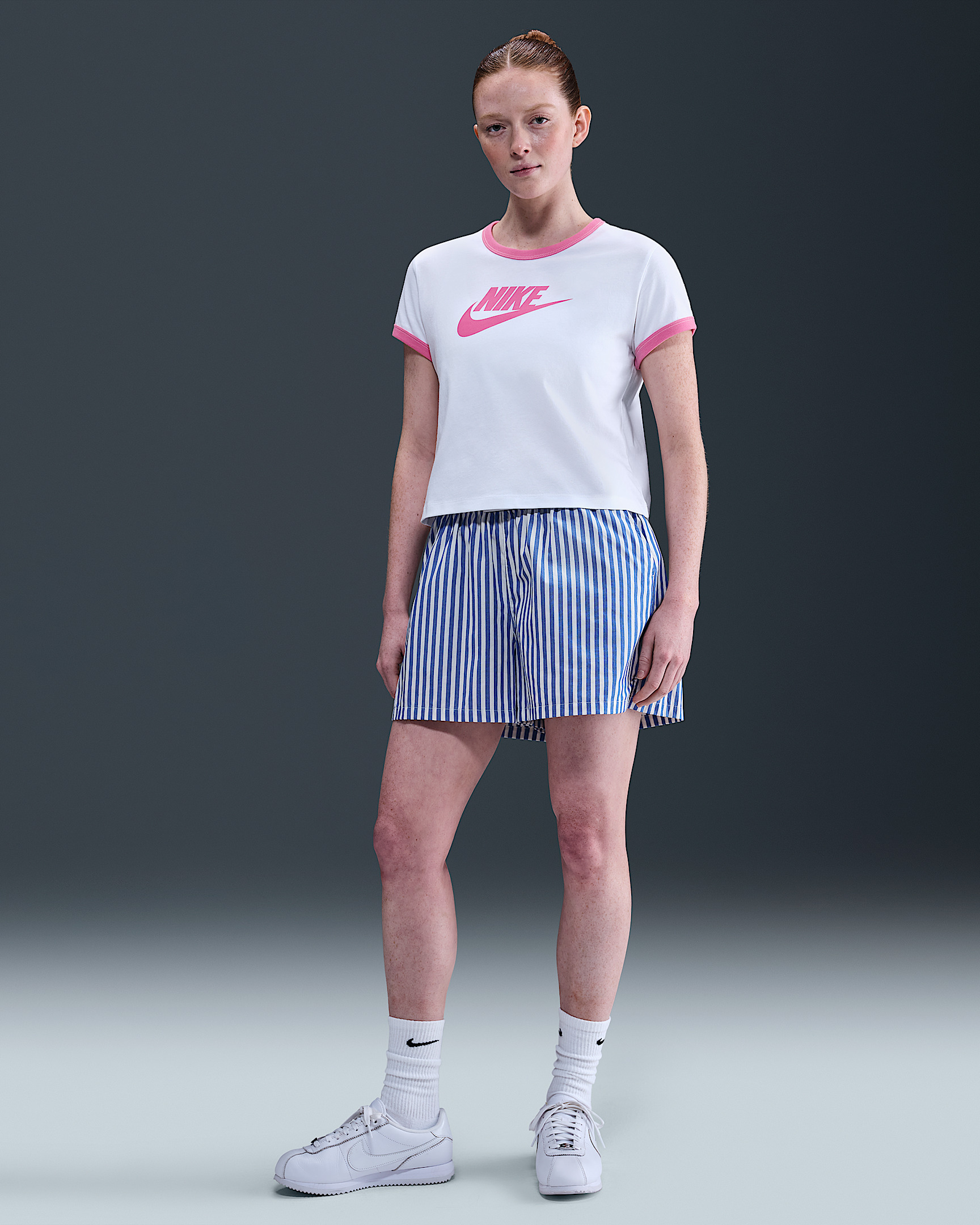 Nike Sportswear Women's Short-Sleeve Ringer T-Shirt - 4