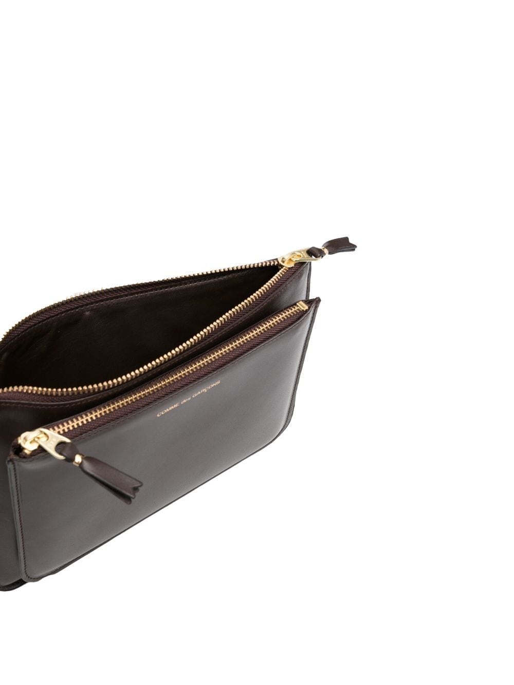double-compartment leather wallet - 3