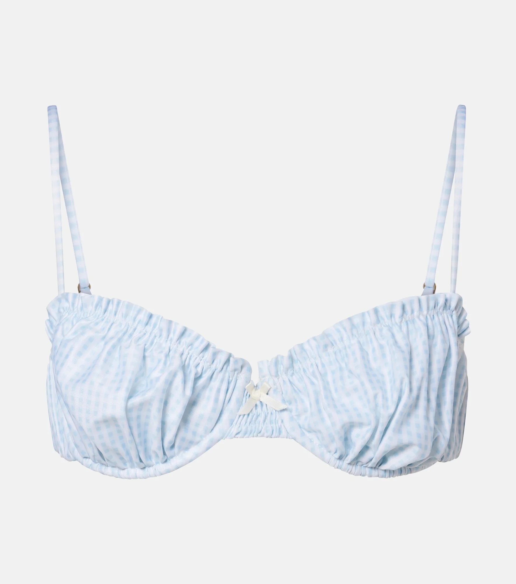 Moana gingham bikini top - 1