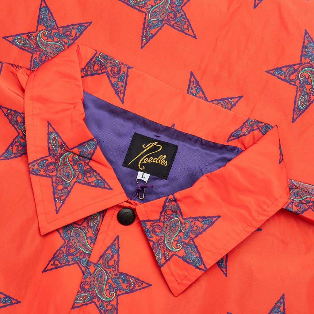 COACH JACKET - RED/STAR - 3