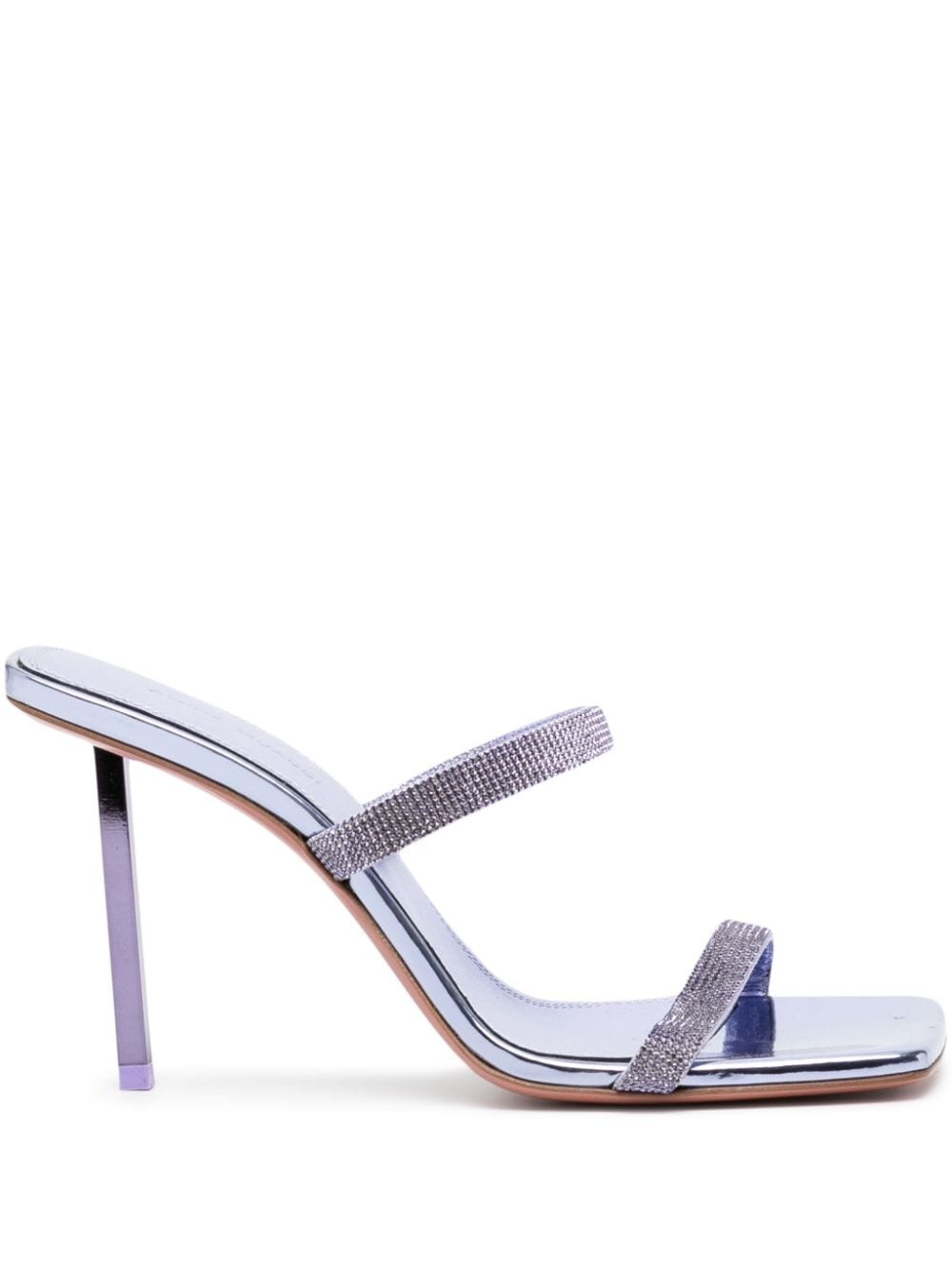 Rih 100mm crystal-embellished mules - 1