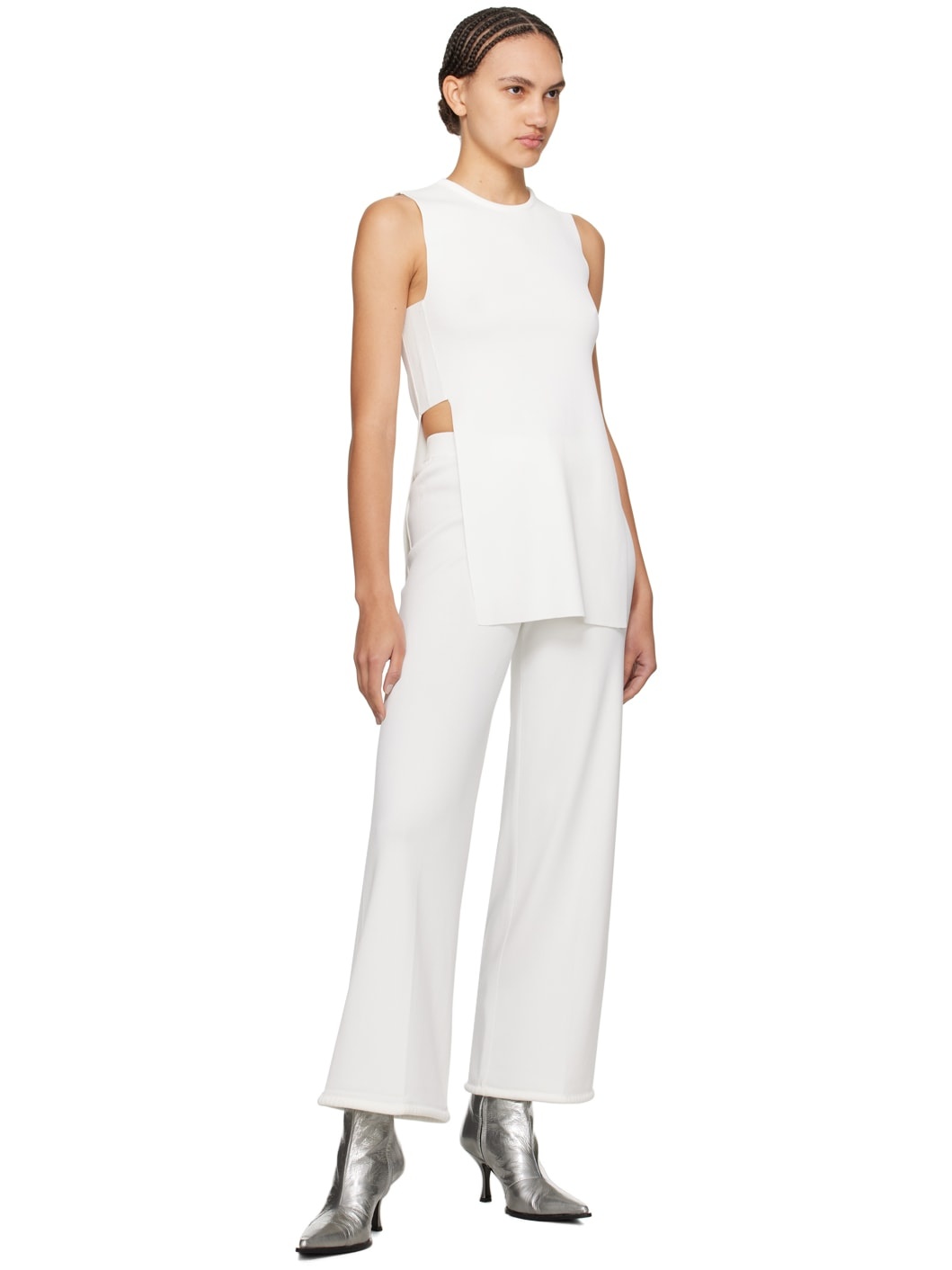 White Jabber Trousers - 4