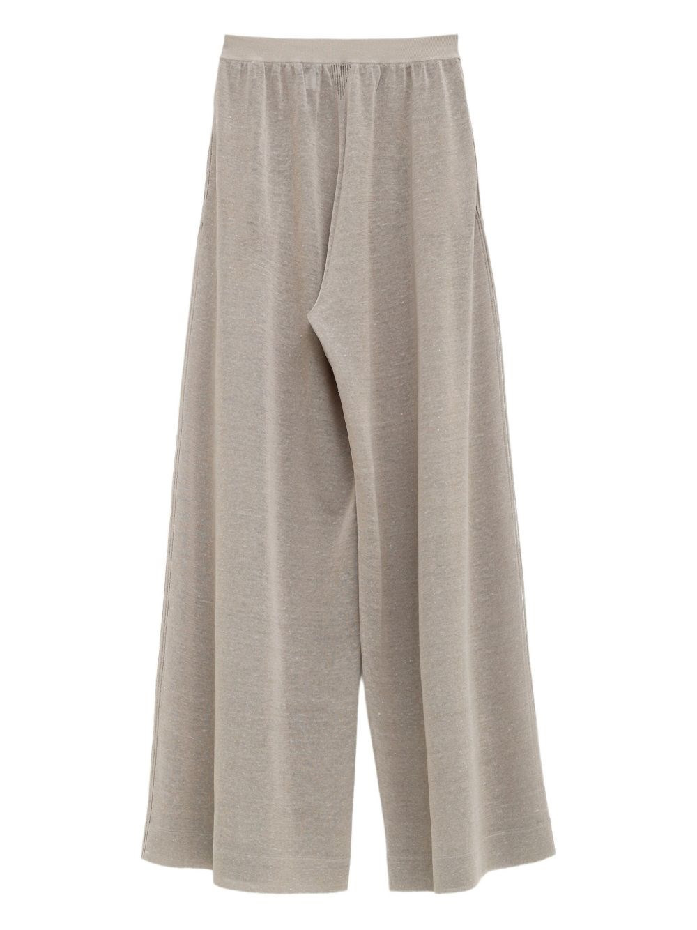 Silk and linen blend trousers - 3