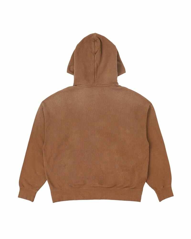 visvim AMPLUS SB HOODIE P.O. DMGD BROWN | REVERSIBLE