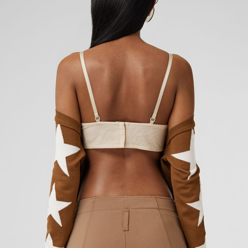 Star Motif Wool Reconstructed Sweater Dress 5