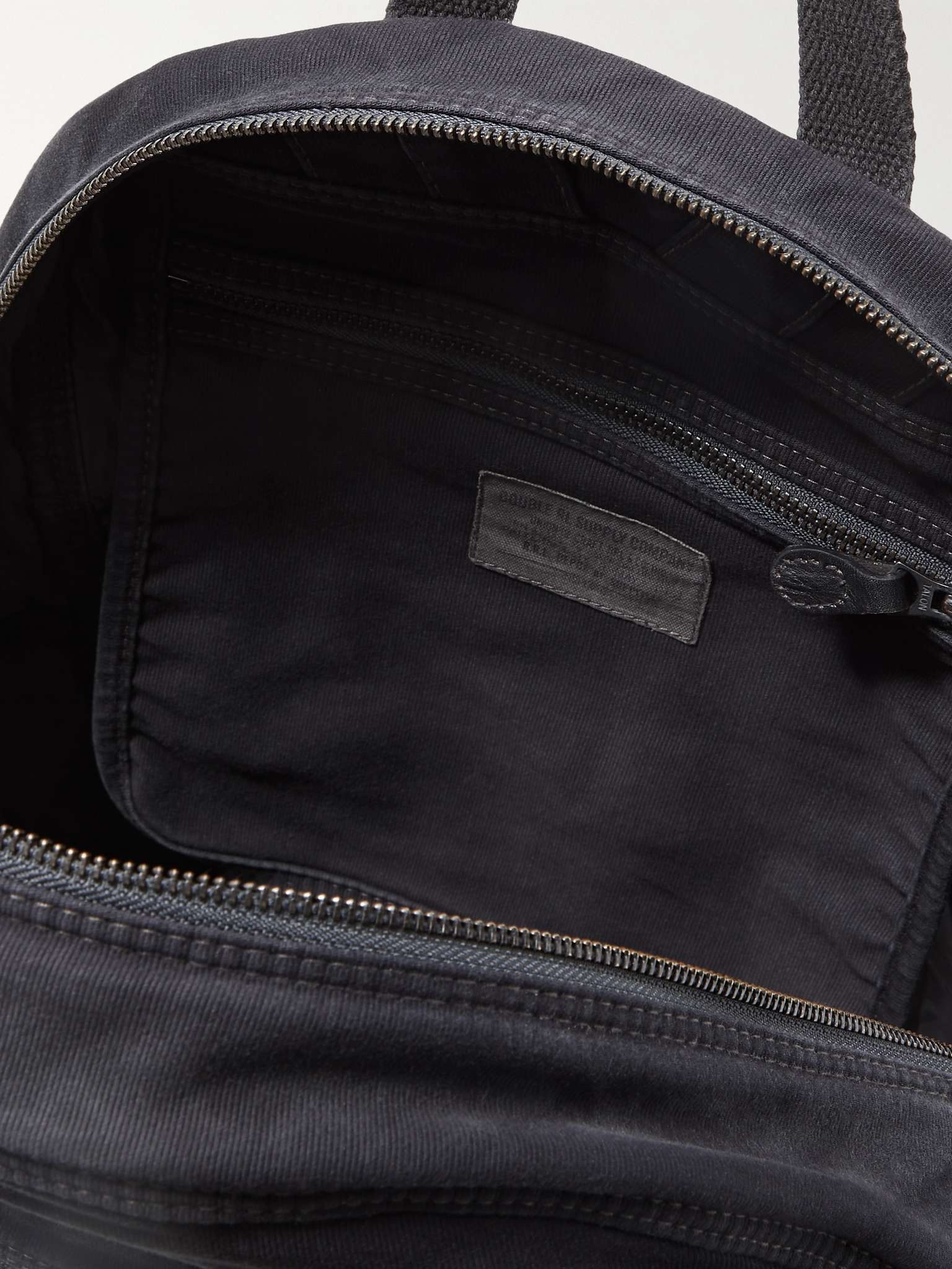 Logo-Appliquéd Cotton Backpack - 3