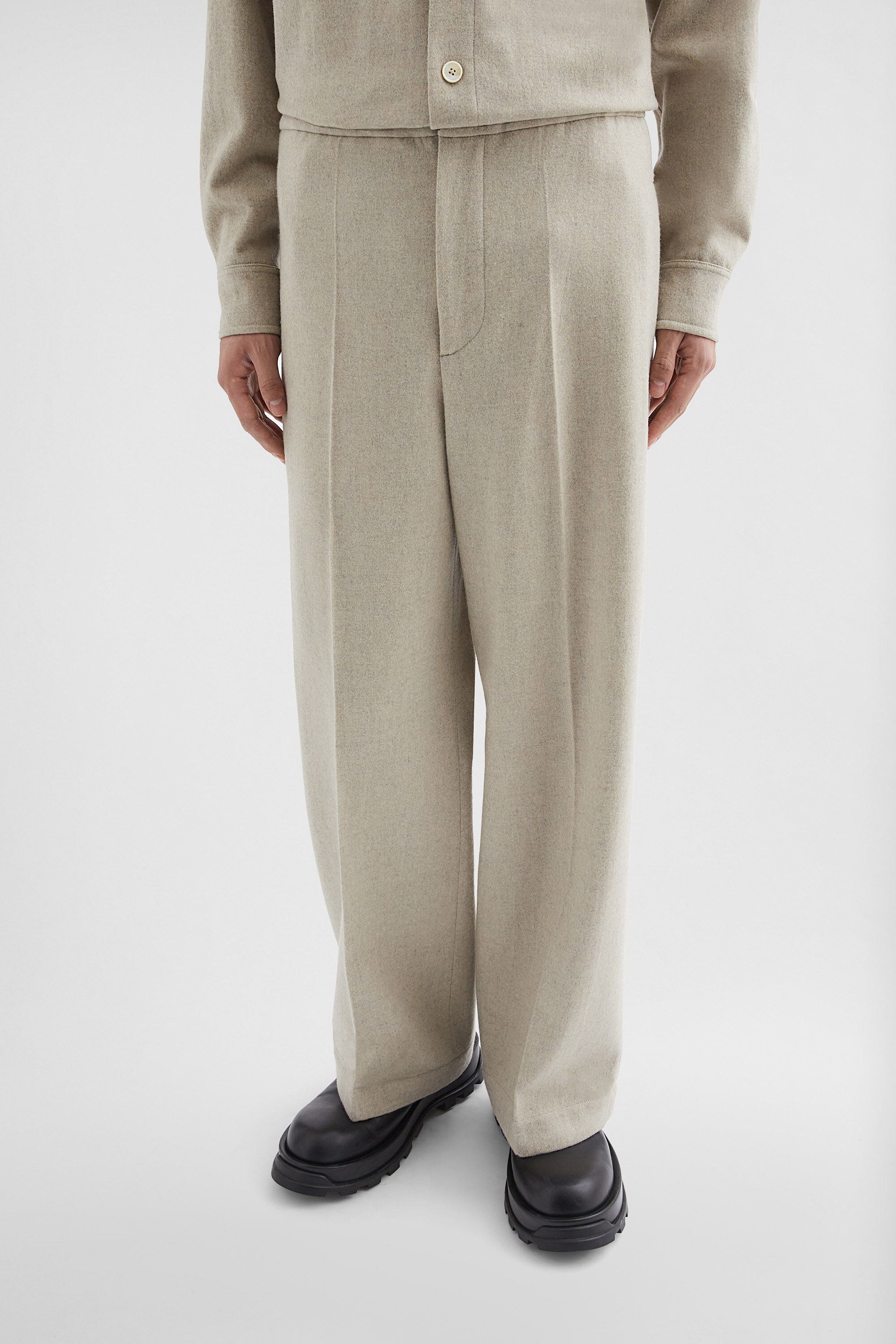 Wool Flannel Trousers - 7